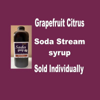 Grapefruit Citrus 32oz soda stream syrup