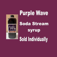 Purple Wave 32oz soda stream syrup