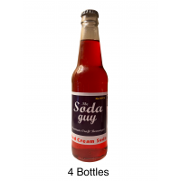 Red Cream Soda 12oz (4) 4 bottle packs