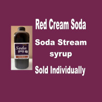 Red Cream Soda 32oz soda stream syrup