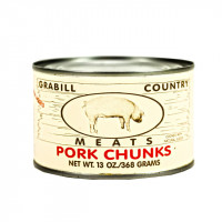 Grabill Country Meats Pork Chunks 13oz, case of 12