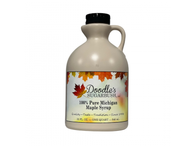 Michigan Made Maple Syrup - Grade A - 32oz Plastic Jug