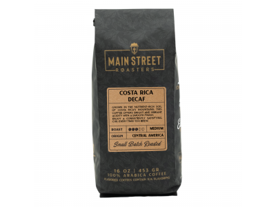 Costa Rican Tarrazu Swiss Water Decaf Coffee | Whole Bean | 1 lb