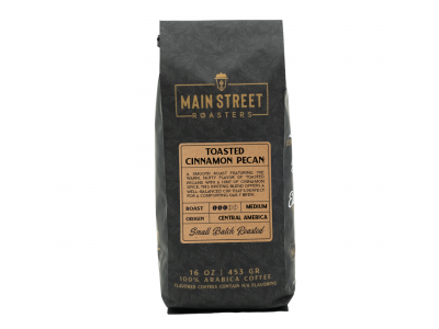 Toasted Cinnamon Pecan Flavored Coffee | Whole Bean | 1 lb