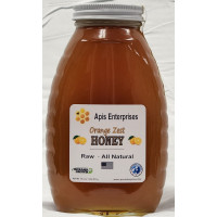 Orange Zest Flavored Honey 1 Lb