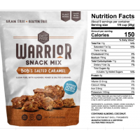 Bob's Salted Caramel WARRIOR MIX 9oz