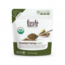 Toasted Hemp Seeds - Organic 12 oz