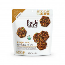 Ginger Snap Sprouted Crisps 4 oz