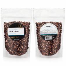 Ruby Red Popcorn Kernels - Hulless Popcorn - HALF POUND