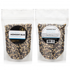 Midnight Blue Popcorn - Blue Popping Corn Kernels - HALF POUND