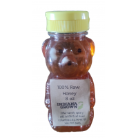 8 oz Raw Honey - Plastic Jar