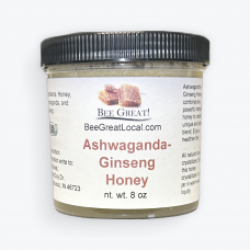 8 oz Ashwagandha Ginseng Honey