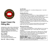 Sugar Cream Pie Filling Mix- BULK 10 Lb Bag