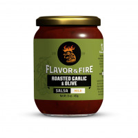 Roasted Garlic & Olive Salsa